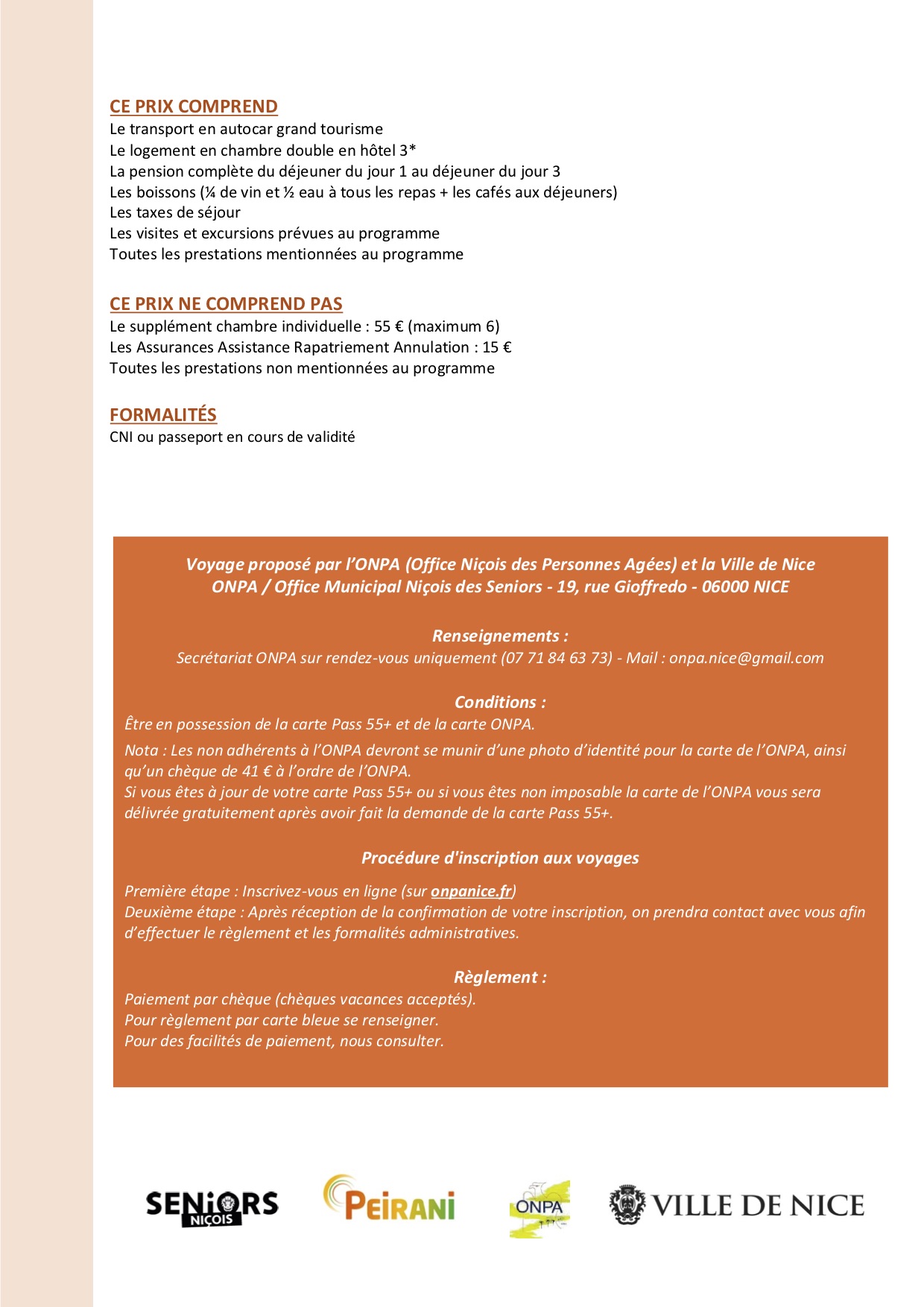 Descriptif voyage au Cinq Terre - page 2