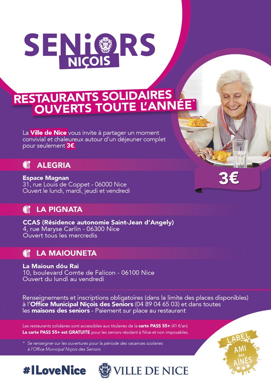 Affiche des restaurants solidaires